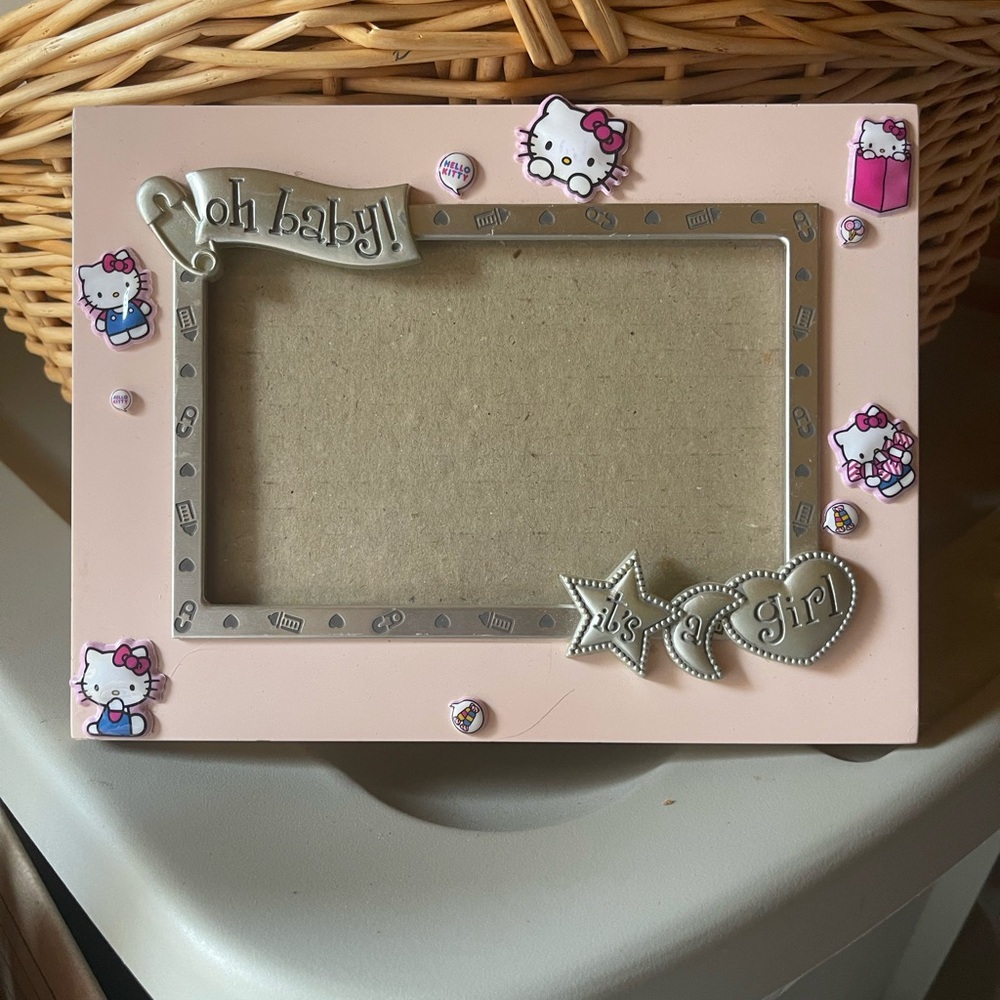 Malden 4x6 Hello Kitty Pink Baby Photo Frame